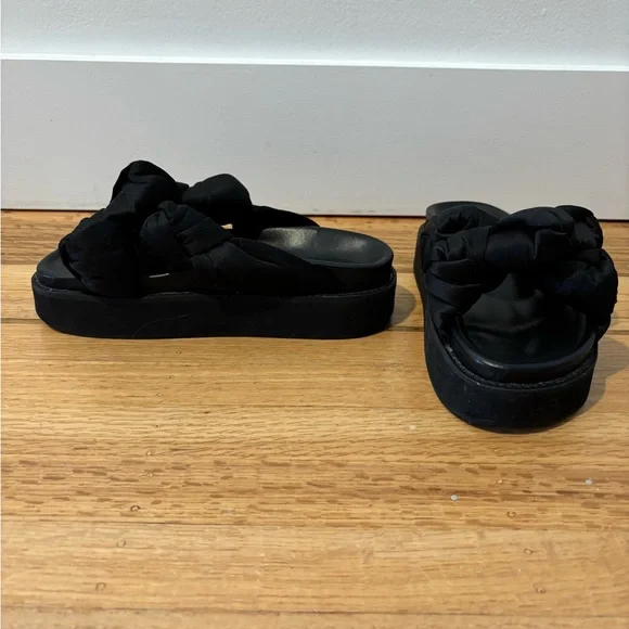 Ganni knotted platform sandals - Picture 6 of 6